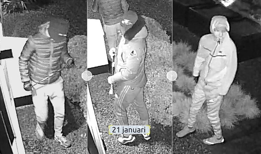 • De drie mannen die probeerden in te breken in een woning aan de Jan Steenstraat in Krimpen aan den IJssel.