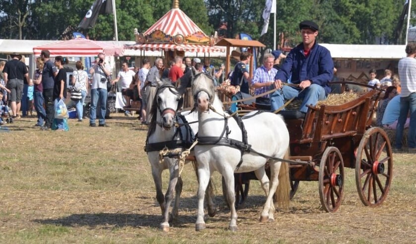 • Een van de oude boerenwagens van Reedijk.