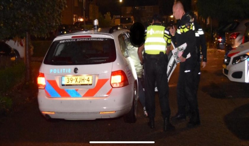• De politie hield donderdagavond een verdachte aan.