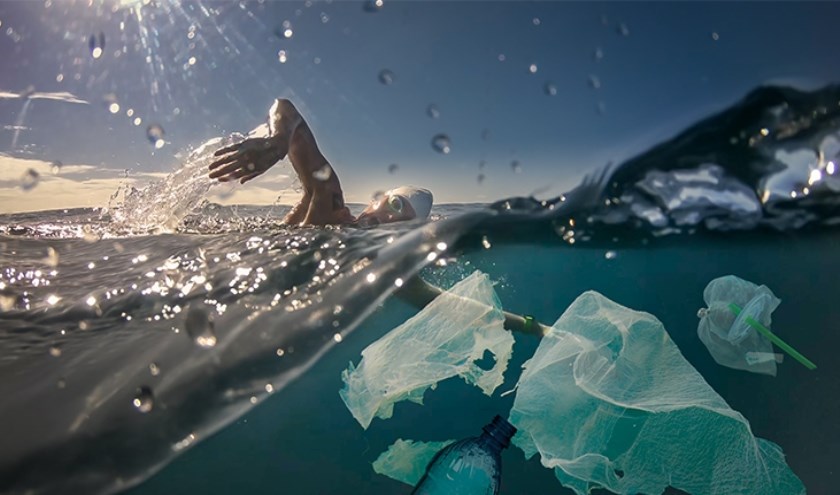 • Met de Sea Swim vraagt WWF aandacht voor het plasticprobleem.