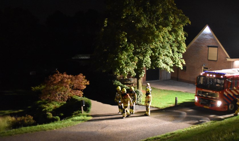 • De brandweer had de schoorsteenbrand snel onder controle.
