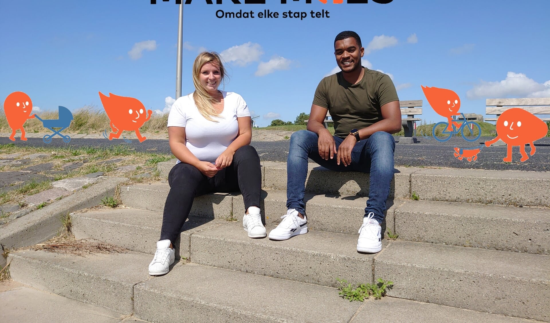 • Willemijn en Öner willen met hun app aanzetten tot bewegen en doneren.
