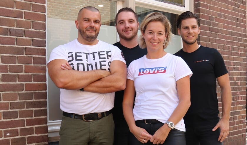 V.l.n.r. Maurice Anderson, Rick van Zanten, Irma de Groot en Robbert Bakker.