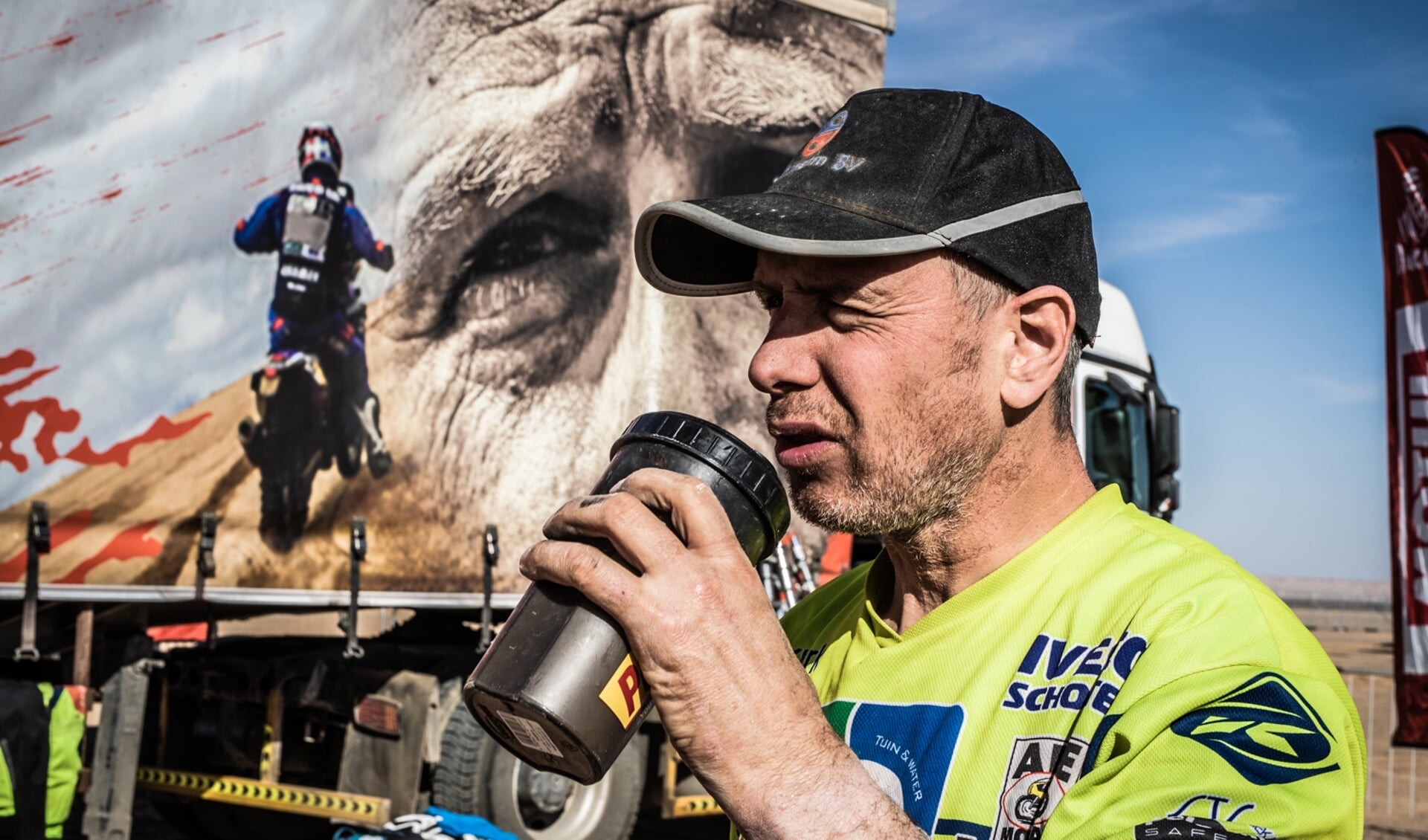 Edwin Straver tijdens Dakar 2020.