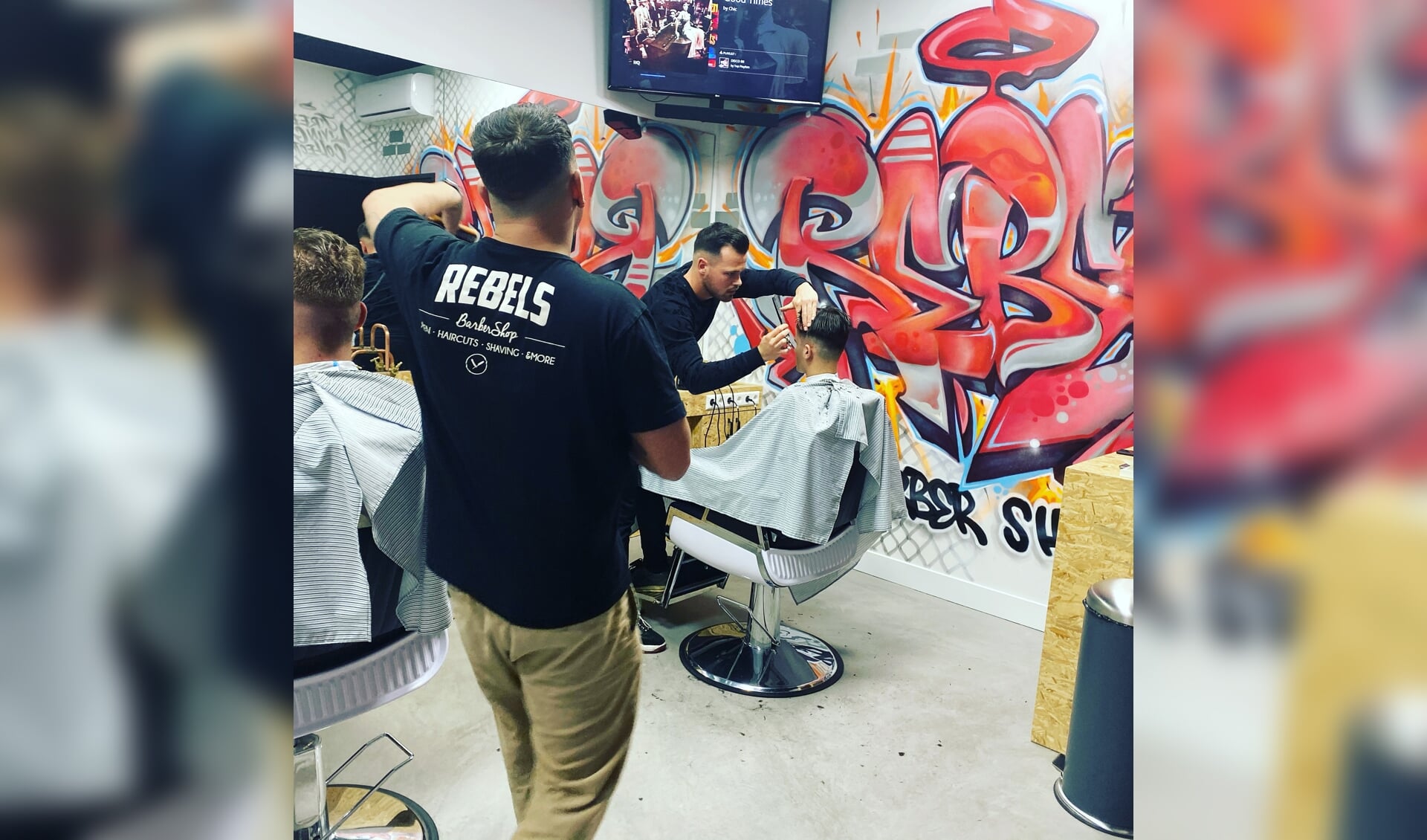 Rebels Barbershop heropende afgelopen zaterdag.