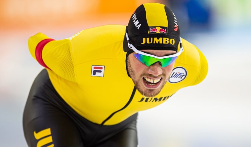 • Patrick Roest in actie tijdens het NK, eerder dit seizoen.