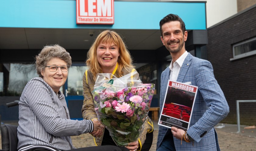 • • Corine Verver (midden), Eric van Schijndel en Erik Groeneweg.
