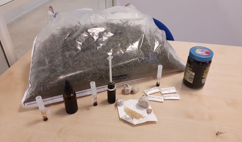 • De aangetroffen drugs.
