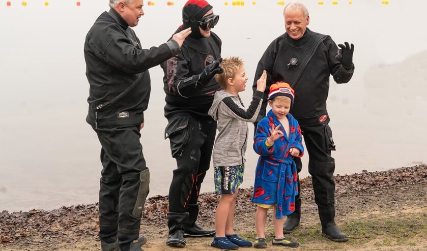 Nieuwjaarsduik 2020 in Herwijnen