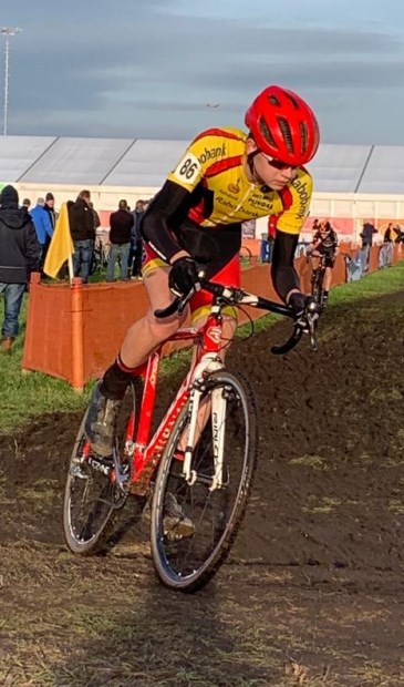 • Christiaan van Rees tijdens het NK in Rucphen.