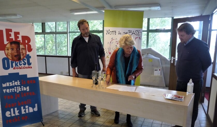 • De ondertekening van de contracten.