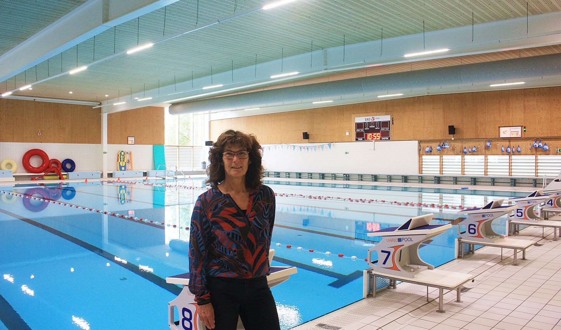 • Lucille Wetemans in zwembad Blokweer.