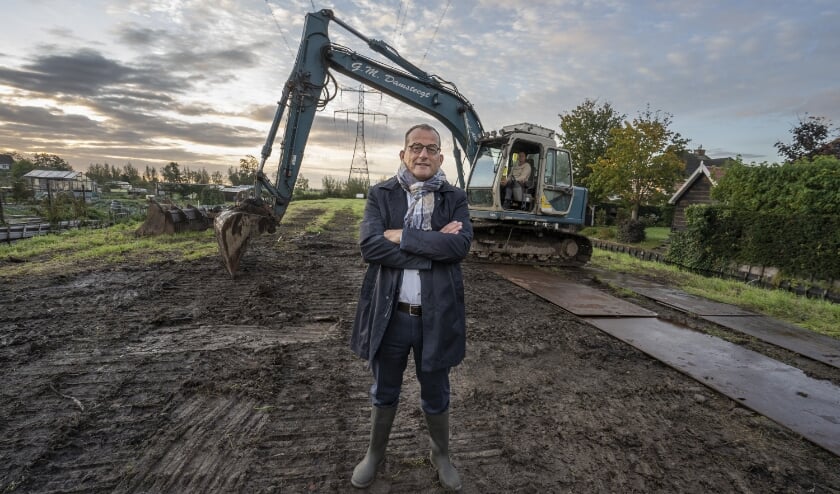Wethouder Quik aanwezig bij de start van de werkzaamheden