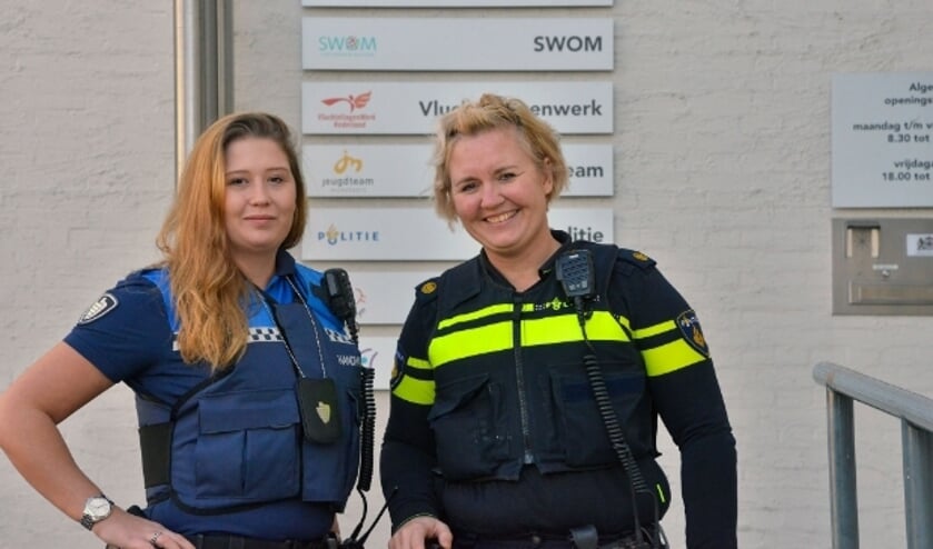 <p>BOA Channa en wijkagent Elin hebben in hun werk binnen de gemeente Montfoort/Linschoten veel raakvlakken. Foto: Paul van den Dungen</p>