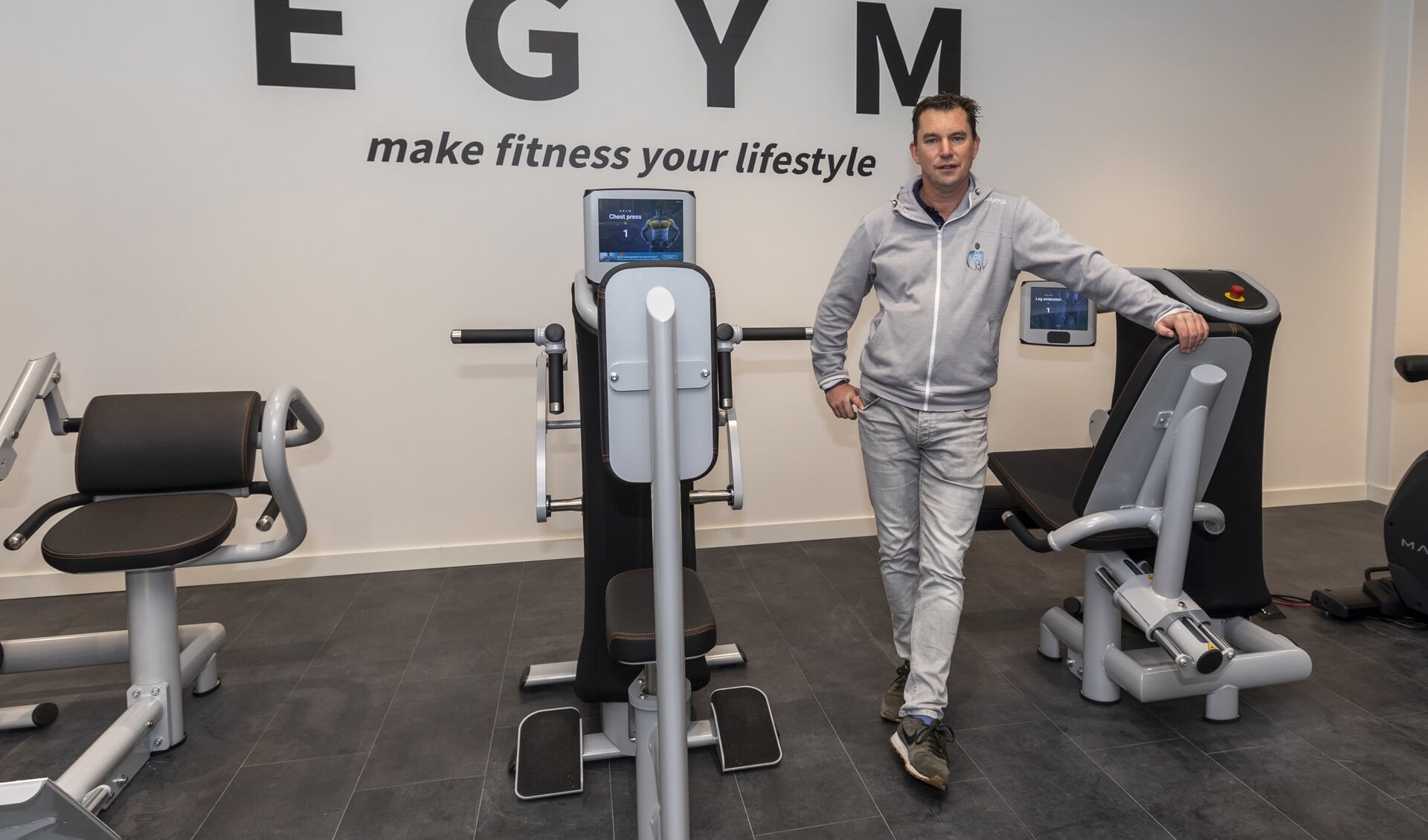 Jacco Paans biedt met fysiotherapie en fitness in Sleeuwijk een 'totaalpakket'.