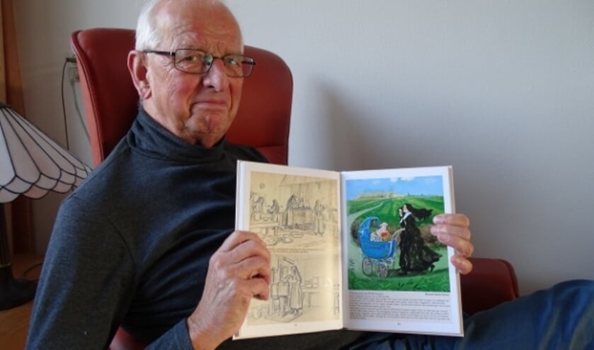 <p>Wout van Kouwen lijkt te denken 'wat doen die nonnen daar met een kinderwagen?'. (Foto: Margreet Nagtegaal)</p>