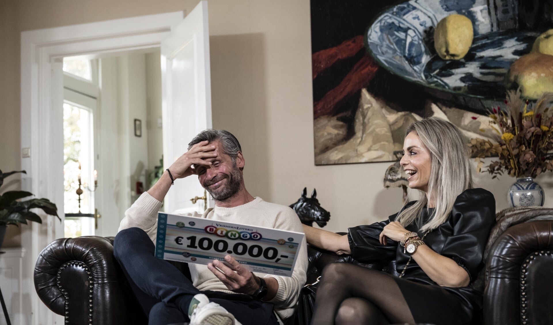• Kenneth uit Papendrecht won zaterdag op televisie 100.000 euro bij Bingo!