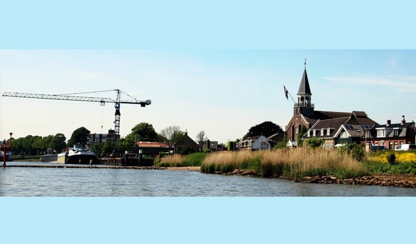 • De foto 'Het Gezicht op de Kerkbuurt'.