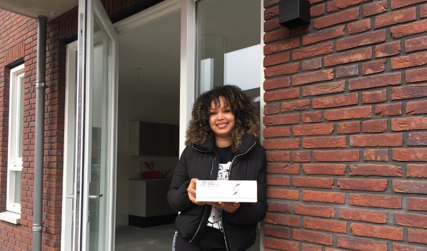 • Mandy is dolblij met haar appartement.