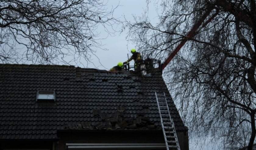 Dakbrand in Ravenswaaij