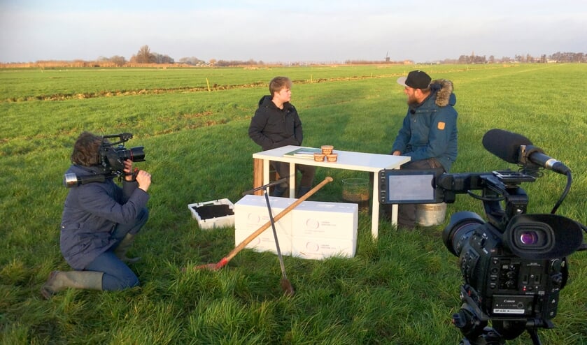 • De opnames van één van de reportages die tijdens de online nieuwjaarsbijeenkomst wordt uitgezonden.