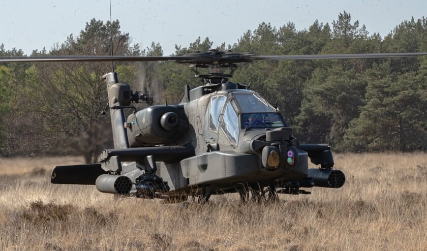 <p>&bull; Apache-gevechtshelikopter.</p>  