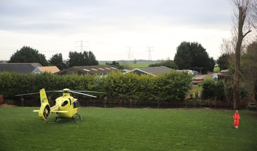 <p>• Er is een traumahelikopter geland in de buurt van het bedrijf. </p>