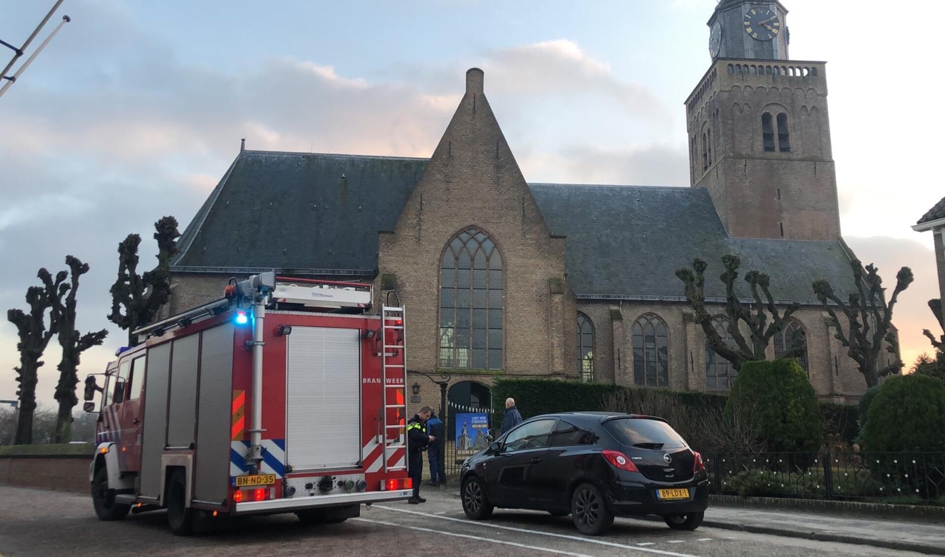 • Brandmelding kerk Streefkerk bleek loos alarm