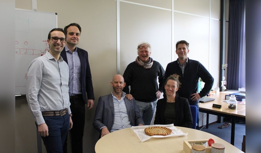 • V.l.n.r.: Sander Biesmans, Fred Wittelings, Joris Wanders, Aart Hageman, Josje Verhoeven en Martijn Spekman.
