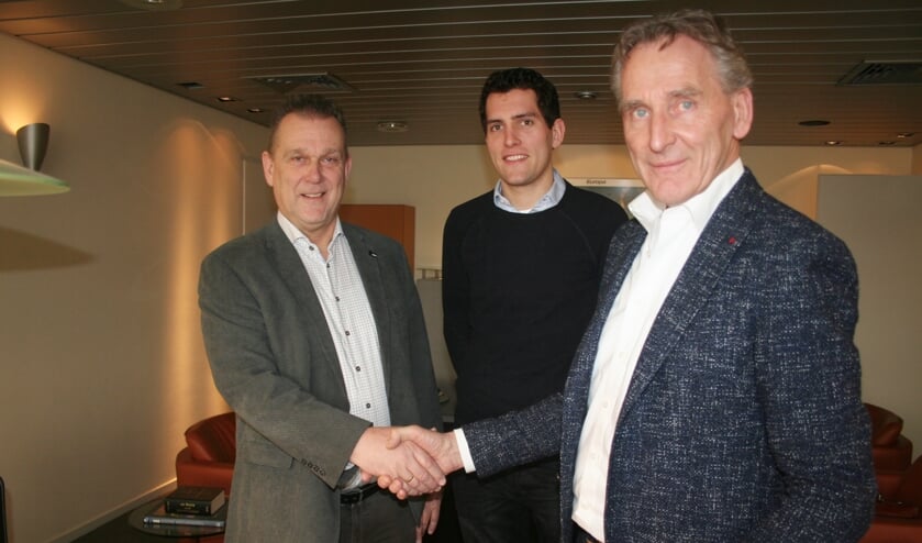 v.l.n.r. Wim Hijkoop, Robin Oosterom en Adrie Oosterom.