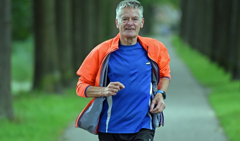 • Robert de Smet tijdens een trainingsloopje vlak bij huis.