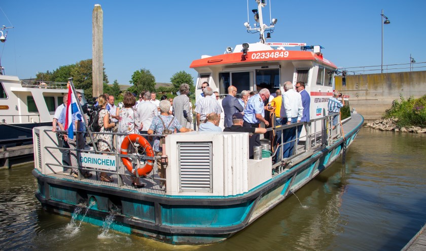 • Het fiets- en voetveer in 2018.