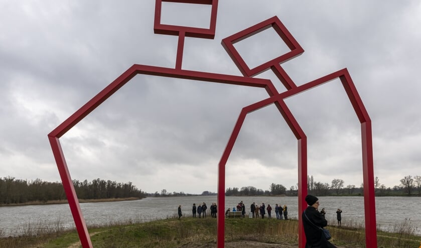 Kunstwerk Biesbosch: wachten op het einde van de oorlog