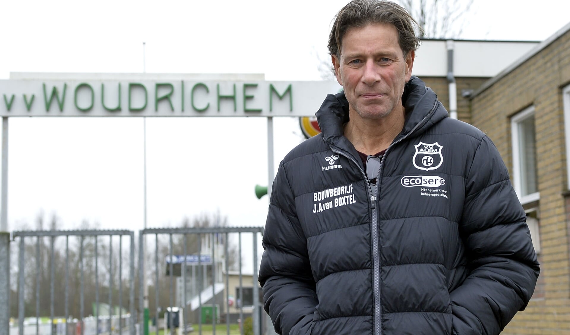 • Woudrichem-trainer Piet Saaman.