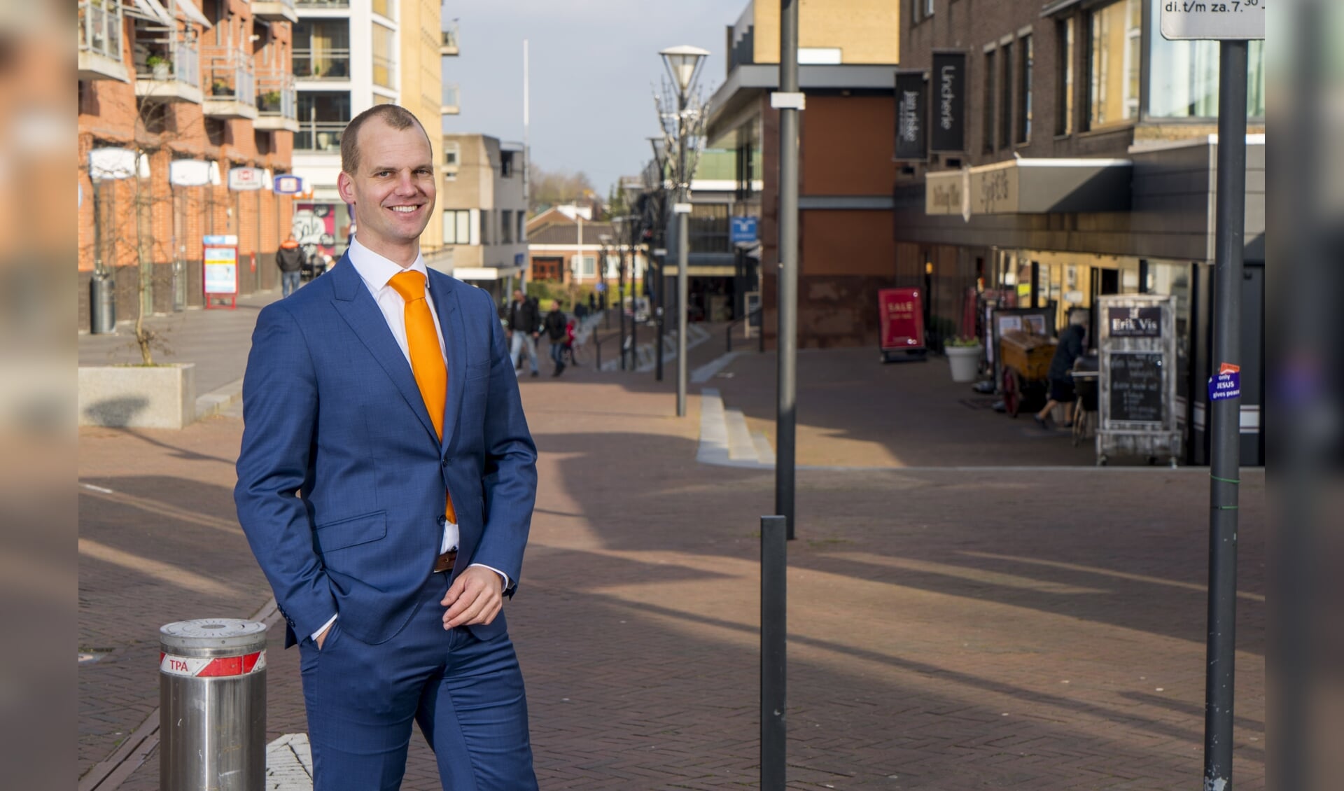 • Fractievoorzitter Arjan Kosten van SGP Papendrecht.