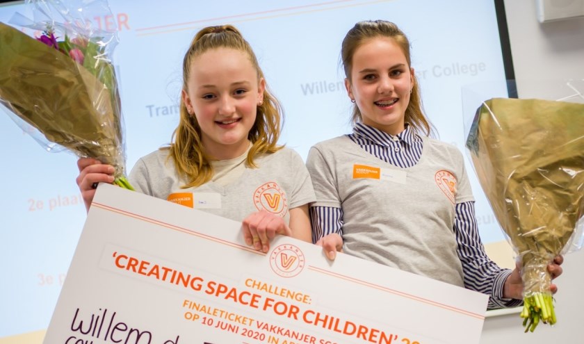 • Het winnende team van het Willem de Zwijger College uit Hardinxveld-Giessendam.