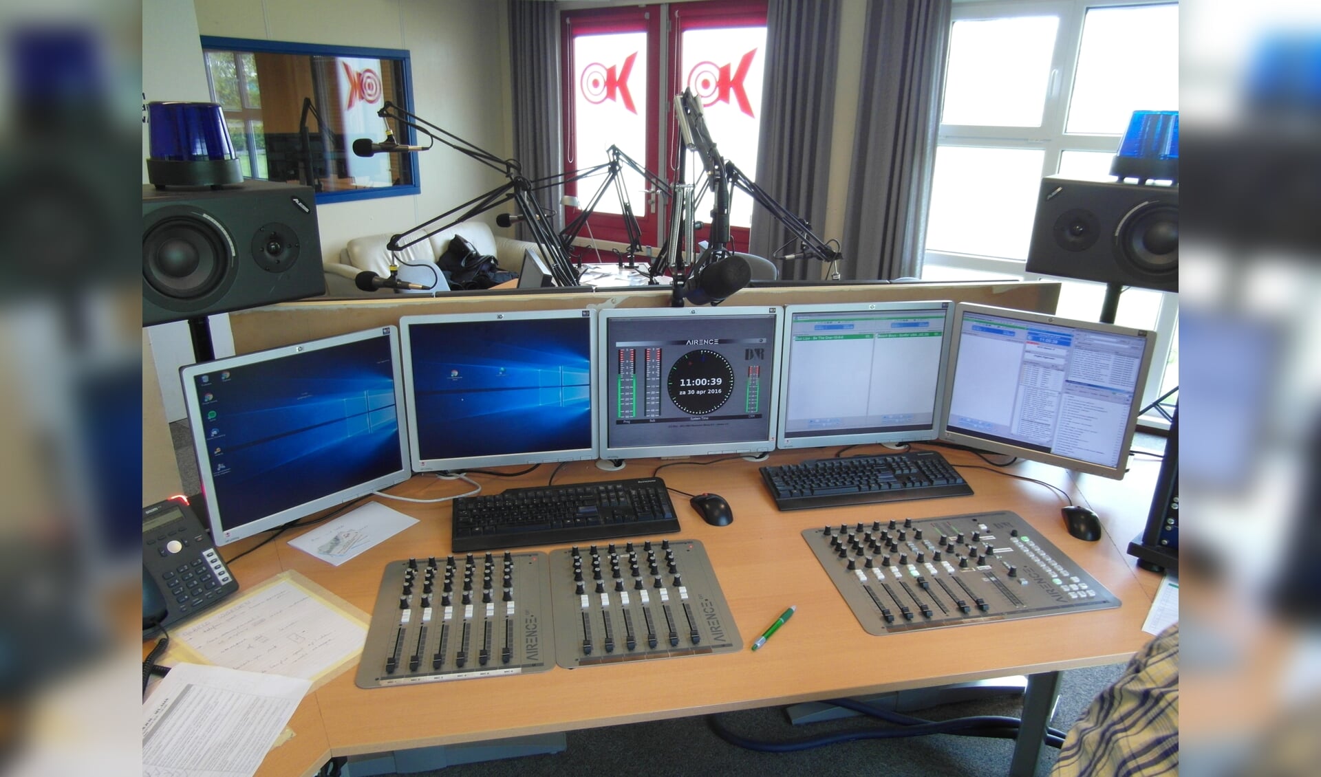 • De studio van RTV Krimpenerwaard.