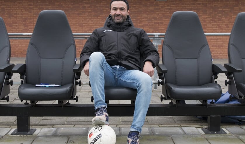 • Kerkwijk-trainer Nabil Bouchlal.