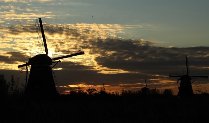 Zonsopgang Kinderdijk