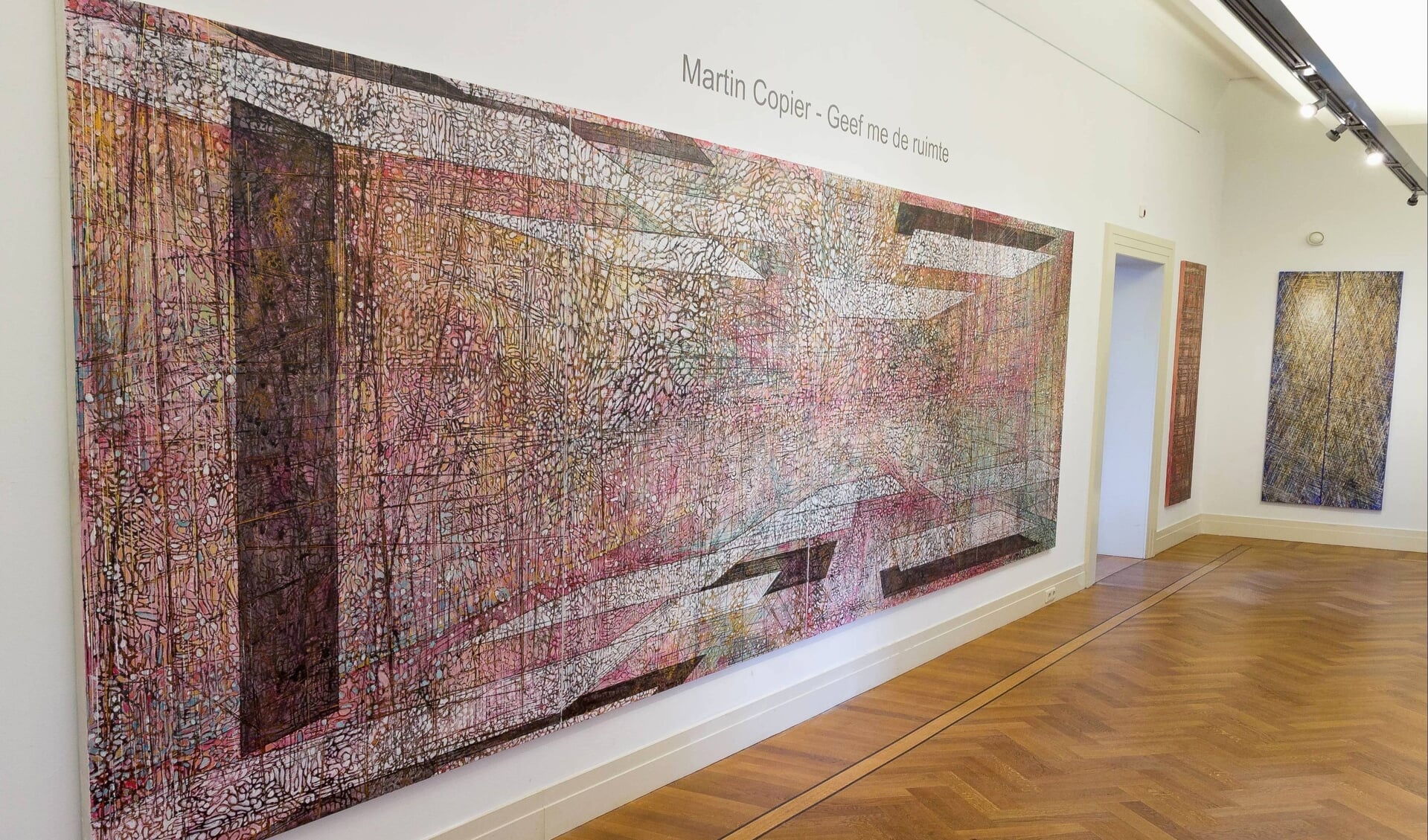 Het thema van het werk van kunstenaar Martin Copier is ‘Ruimte’. 