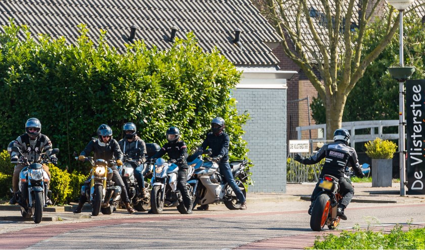 • Vooral motorrijders lieten zich afgelopen weekend zien én horen.