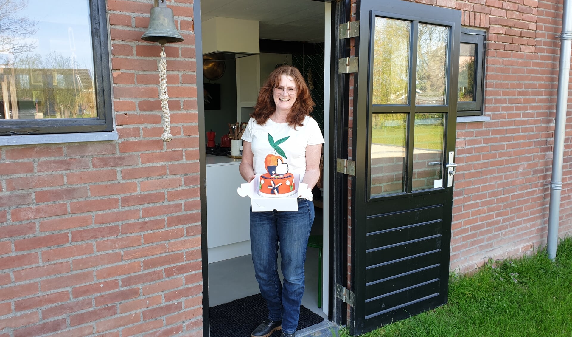 • De Mooi Molenlanden Taart voor ondernemer Claudia van Rooij.