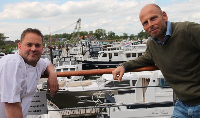 Michel Verweijmeren (links) en Gordon Sturhoofd.