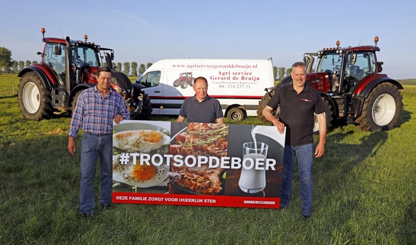 • Gerard de Bruijn, Arie Nijs Slingerland en Goof de Jong.