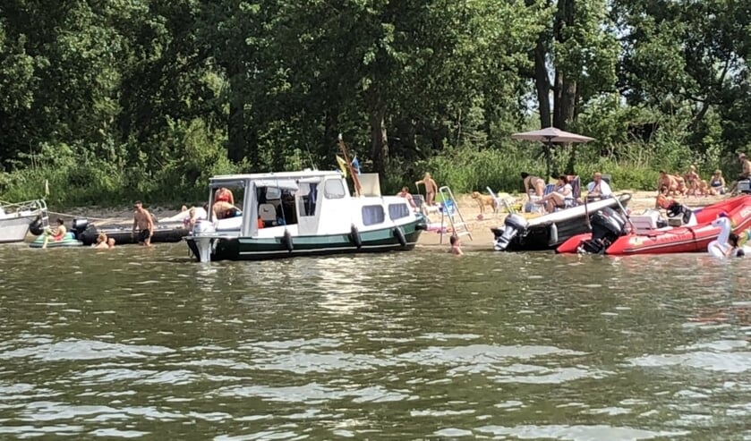 Op Hemelvaartsdag was erg druk in de Biesbosch.