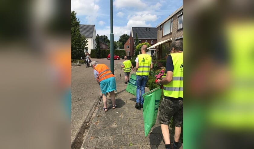 • De bewoners op hun route.
