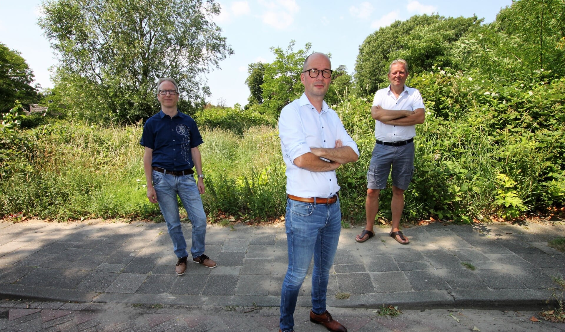 • Initiatiefnemers nieuwe wijk in Krimpen aan den IJssel. 