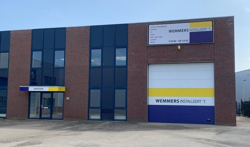 • Het nieuwe onderkomen van Wemmers Installatiebedrijf.