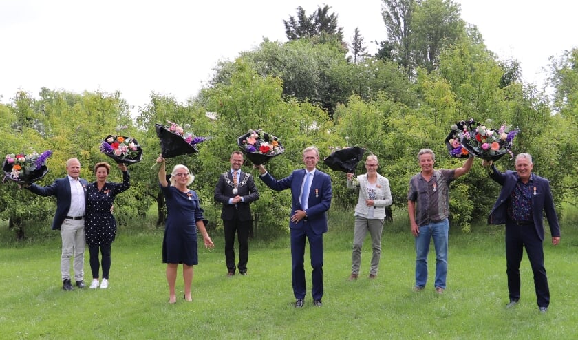 • De gedecoreerden.