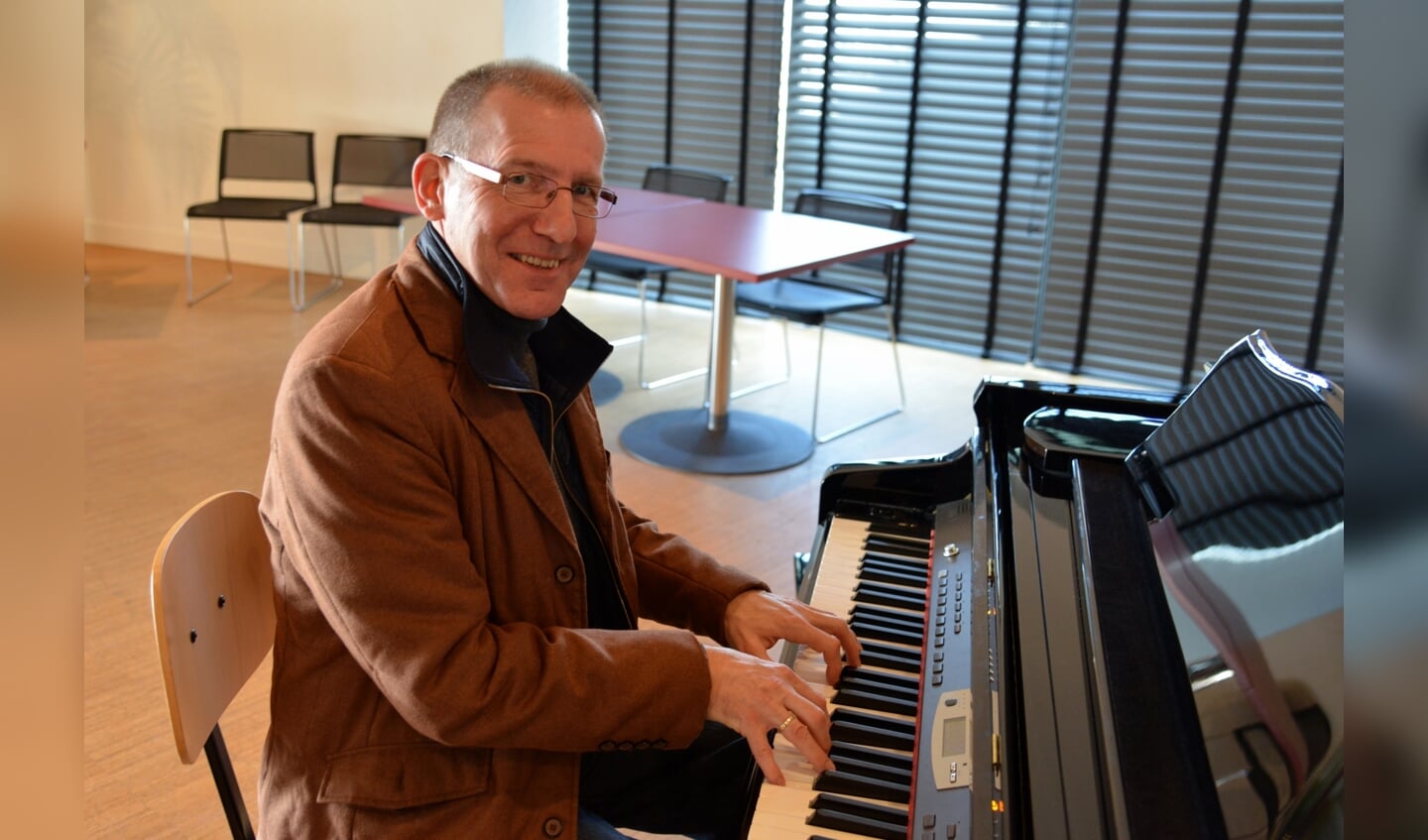 • Pianist en muzikaal leider Martin Boskamp.